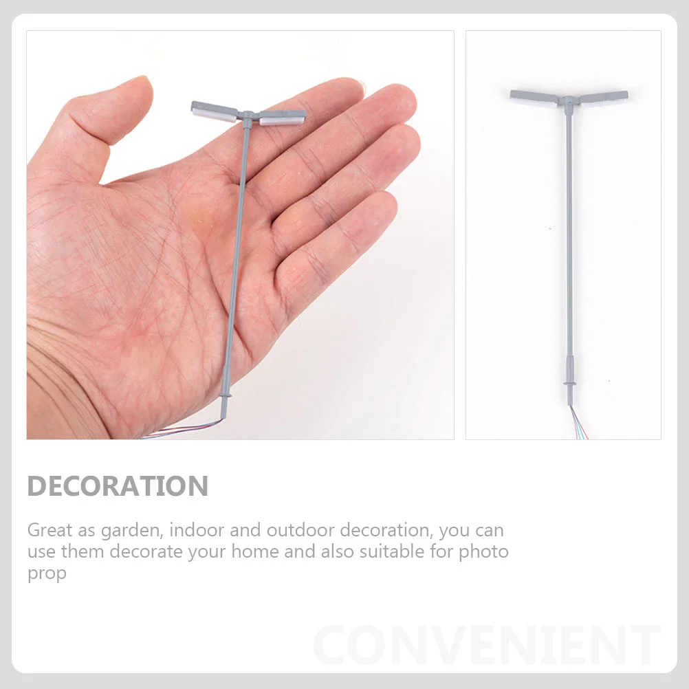 2 шт. модель уличного фонаря фонарный столб миниатюры дома крошечный декор из