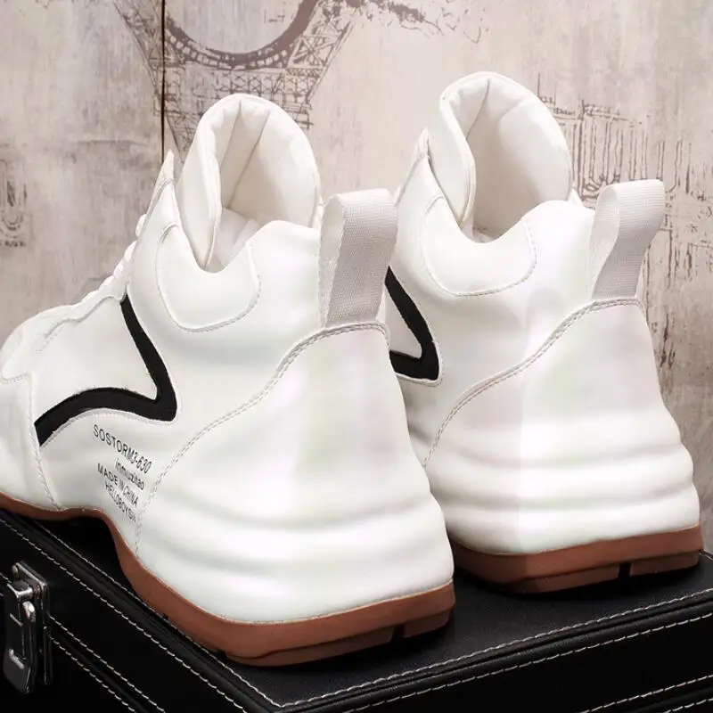 Мужские кожаные полуботинки