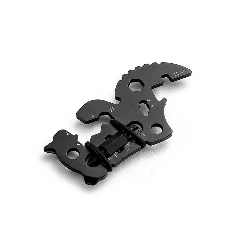 

Outdoor Tools Multifunction Keychain Tool Card EDC Outdoor Key Accessories 14 In 1 Portable Wrench Combination Tool Camping