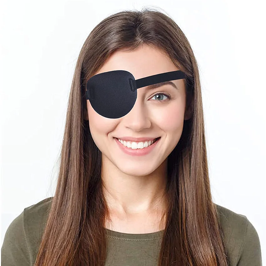 

Silk Single Eye Mask Adult Children Full Shading Training To Correct Strabismus and Amblyopia Male and Female Cyclops Pirate One