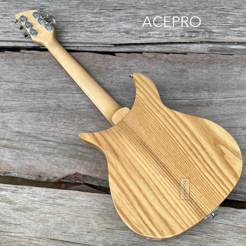 Электрогитара Ash Body естественного цвета 325 с тремя мини-хамбакерами 34 дюйма