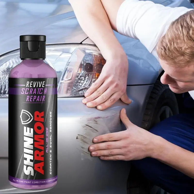 

Car Scratch Remover Car Scratch & Swirl Remover 4oz Rubbing Compound & Finishing Polish Buffing Compound Swirl Liquid Auto Paint