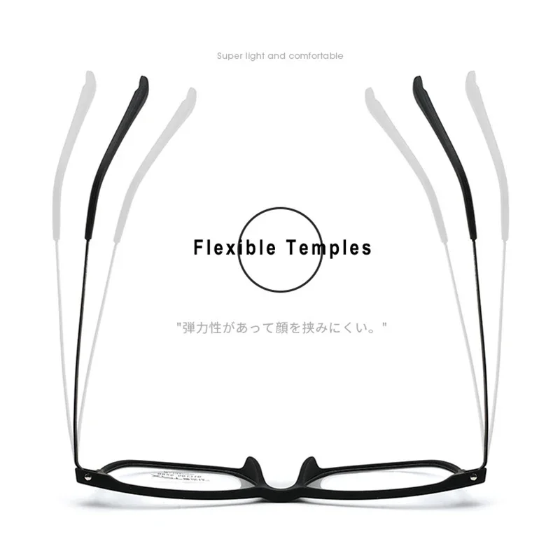 Оправа для очков титановая мужчин и женщин модный аксессуар с полным ободком