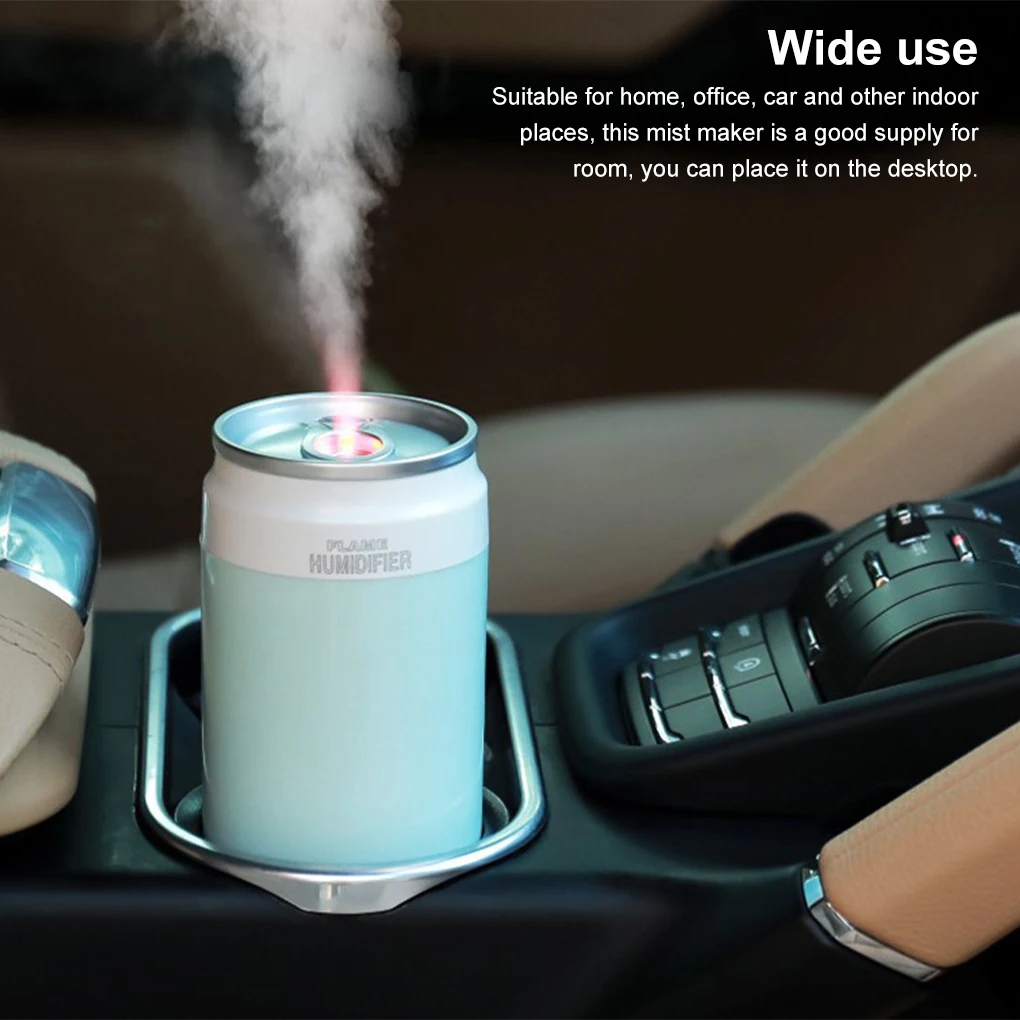 

200ml Air Humidifier For Car Home USB Portbale Aroma Diffuser Low Noise Essential Oil Humidifier With Night Light