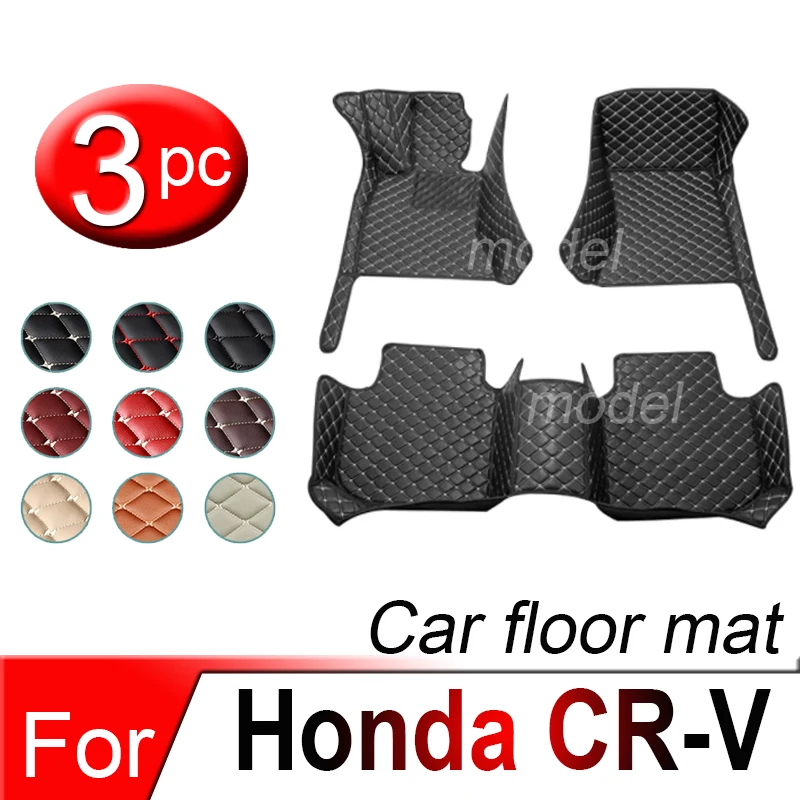 

Автомобильные коврики LHD для Honda CR-V CRV 2011 2010 2009 2008, автомобильные аксессуары для интерьера, коврики, Водонепроницаемые кожаные коврики на заказ