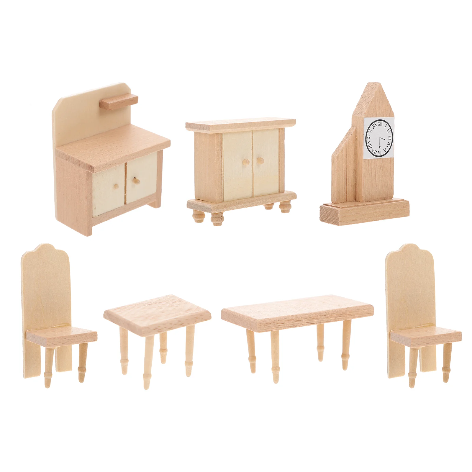 

1 Set Kitchen Set Miniatures Pretend Play Doll Accessories