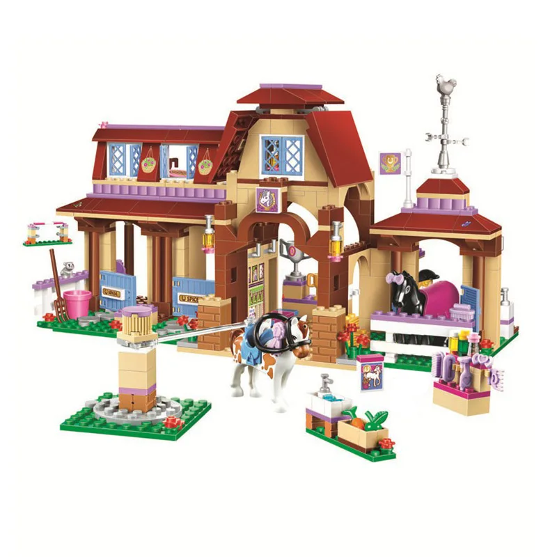 Модель клуба верховой езды из серии Friends 10562 строительные блоки кирпичи игрушка