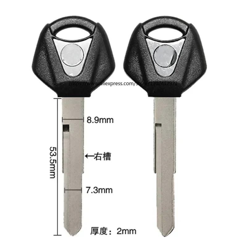 Детали для мотоциклов необработанное лезвие Заготовка ключа подходит YZF XJR 1300 FJR