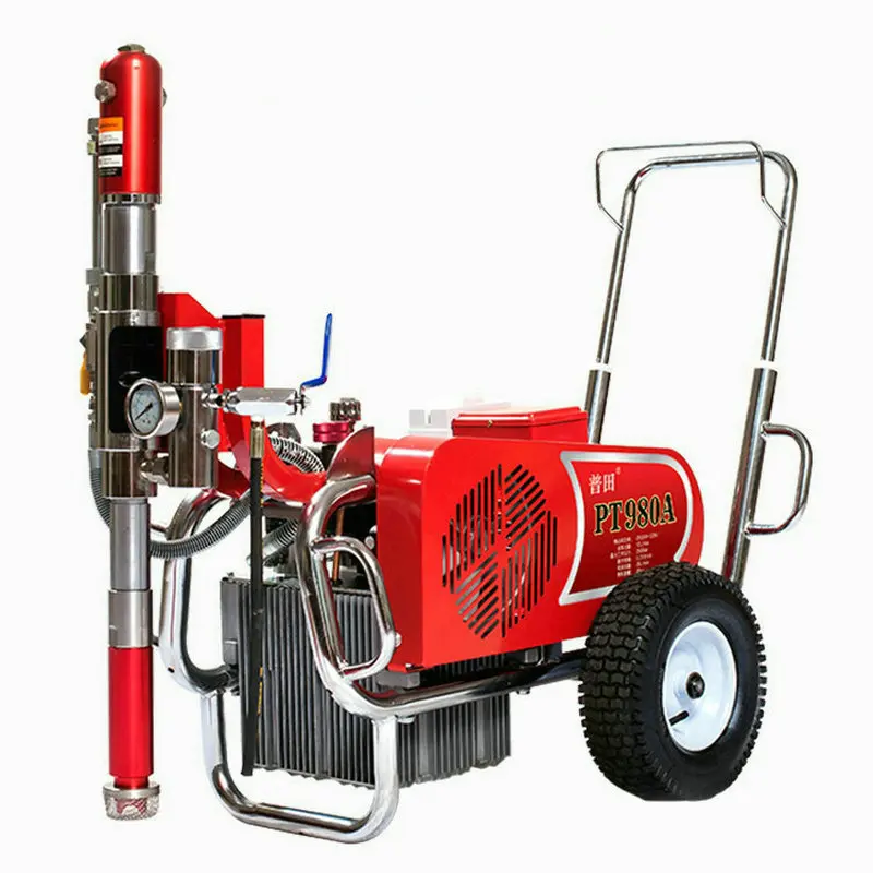 6.5/7KW 25L High pressure airless putty powder electric sprayer waterproof paint latex engineering coating machine - купить по