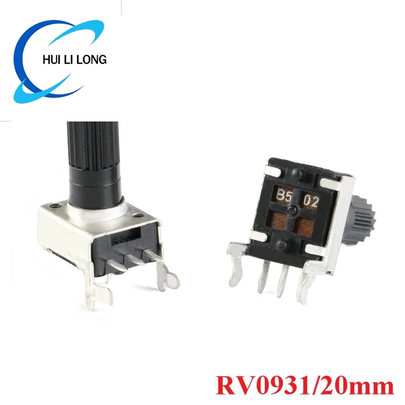 10 шт. RV0931 1KB102 5KB502 10KB103 50KB503 100KB504 WH09 0931 потенциометр боковая регулируемая ручка 20 мм вал (art.: 3920ca8b43751) - 3920ca8b43751