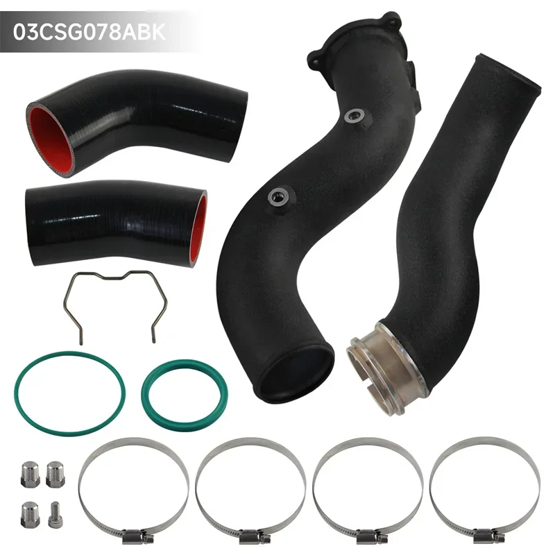 Комплект труб для турбонаддува Intercooler BMW G20 G22 G28 Z4 B48 320i 330i 420i 430i 2019 + 2.0L Turbo Black