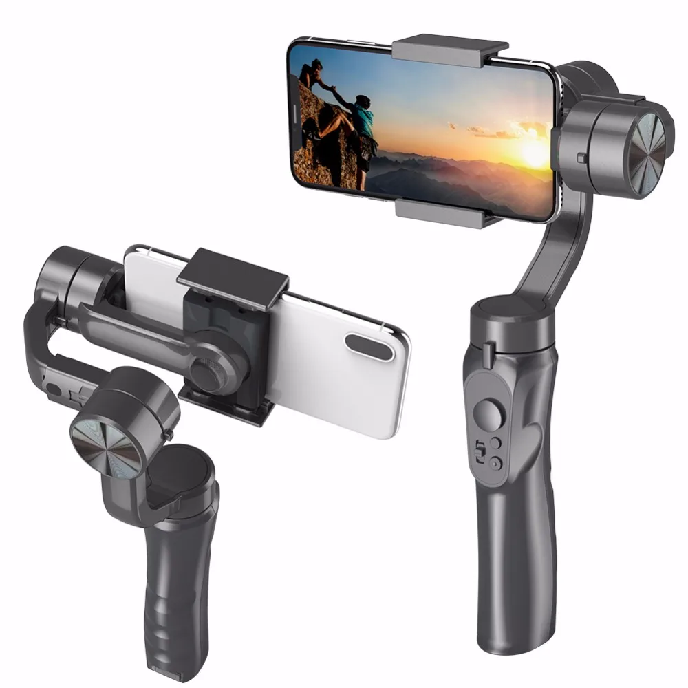 

H4 3-axis Handheld Gimbal Stabilizer Outdoor Anti-shake Photography Camera Bracket for Action Camera Gopro Hero Mobile Phone