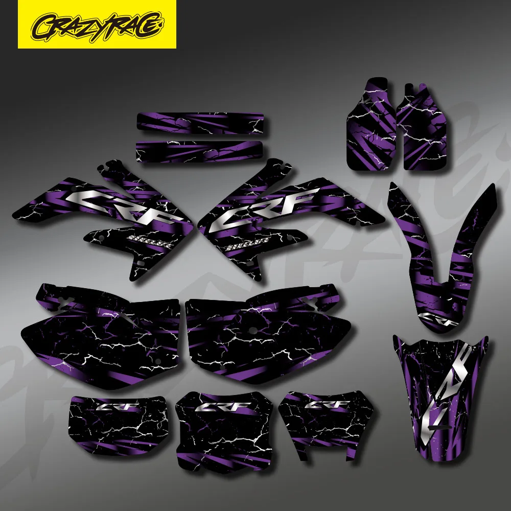 

Для Honda CRF250X 2004 2005 2006 2007 2008 2009 2010 2011 2012 CRF 250 X CRF 250X графическая наклейка на мотоцикл, индивидуальный комплект