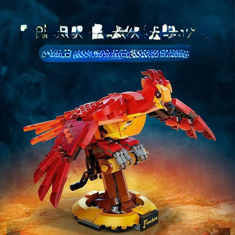 

Phoenix Fox small particle assembly block toy gift