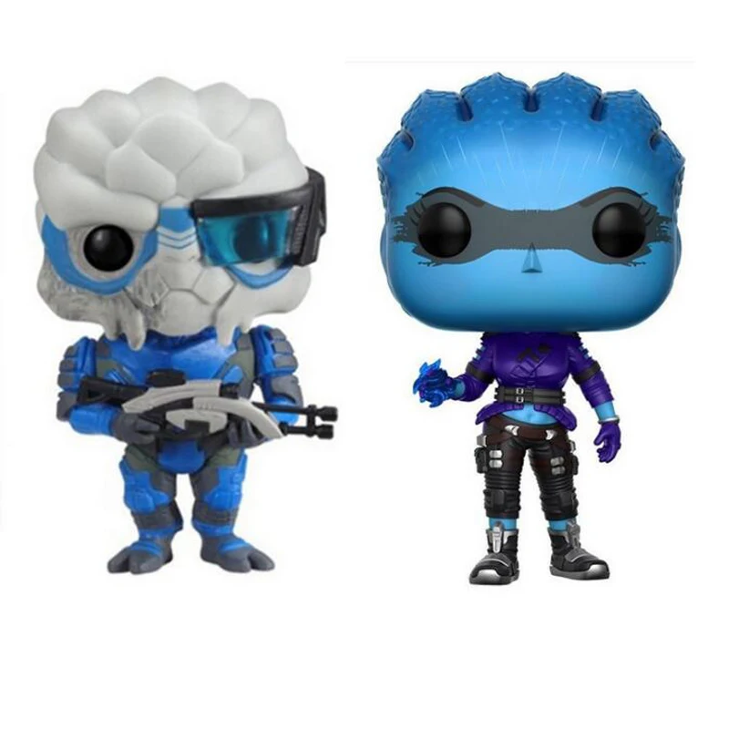 

Массовый эффект персонаж GARRUS & PEEBEE 10 см виниловые экшн-Фигурки игрушки