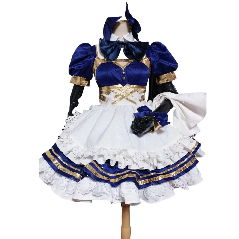 AGCOS индивидуальный FATE FGO Tohsaka Rin Doujin Maid косплей женская униформа платье костюмы для