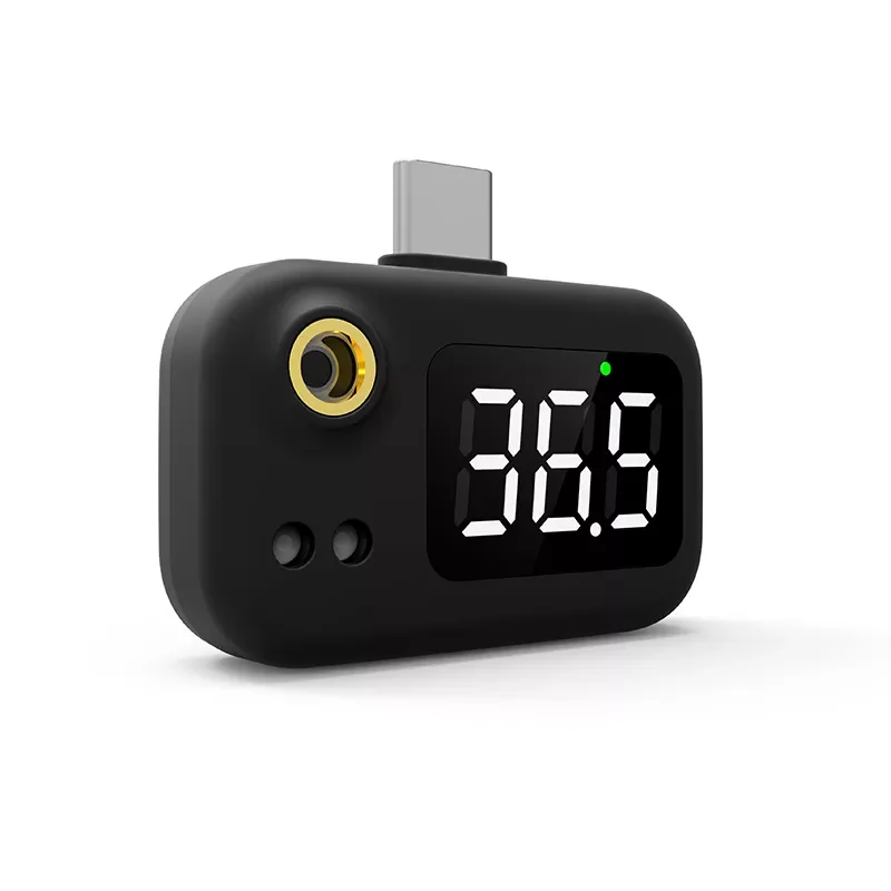 

Portable Light Non-contact Infrared Thermometer LED Screen Display Plug-in Smart Phone Thermometer Accurate Quick Measurement