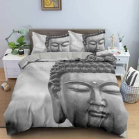 buddha printed bedding set duvet cover for adults bedclothes bed sets quilt covers pillowcase 23pcs
