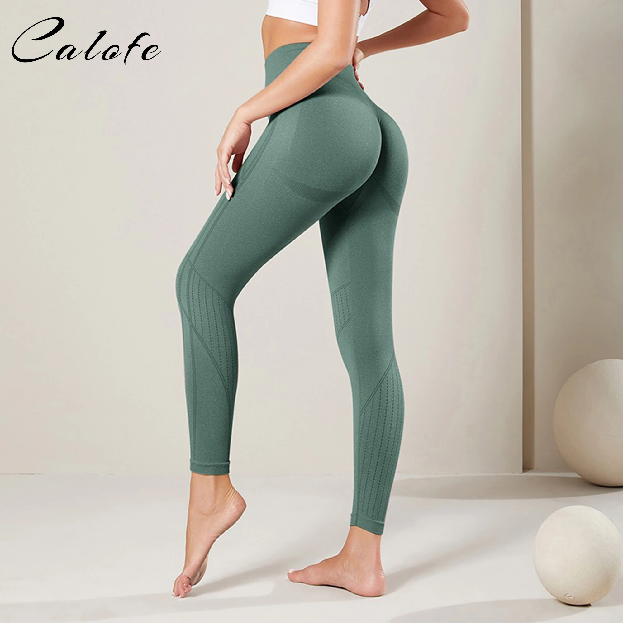 

Seamless Yoga Pant leggings fitness Running Pants Hip Lifting Sports Pants Women's Sports Pants High Waist Elastic Sports Pants
