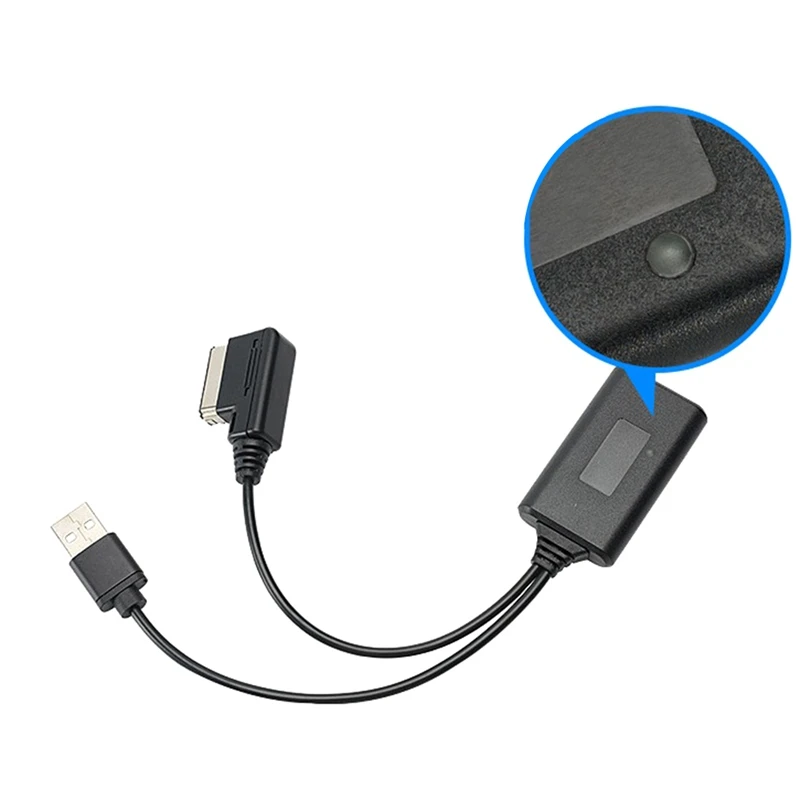 Автомобильный Bluetooth-кабель 2-в-1 с USB музыкальный Bluetooth AUX Аудиокабель зарядный