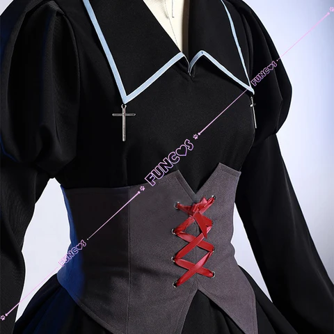 Аниме Шуго Чара Утау Хосина Косплей Костюм Парик Школьная форма Двойной хвост Волосы Черное платье JK Чулки Наряд Хэллоуин