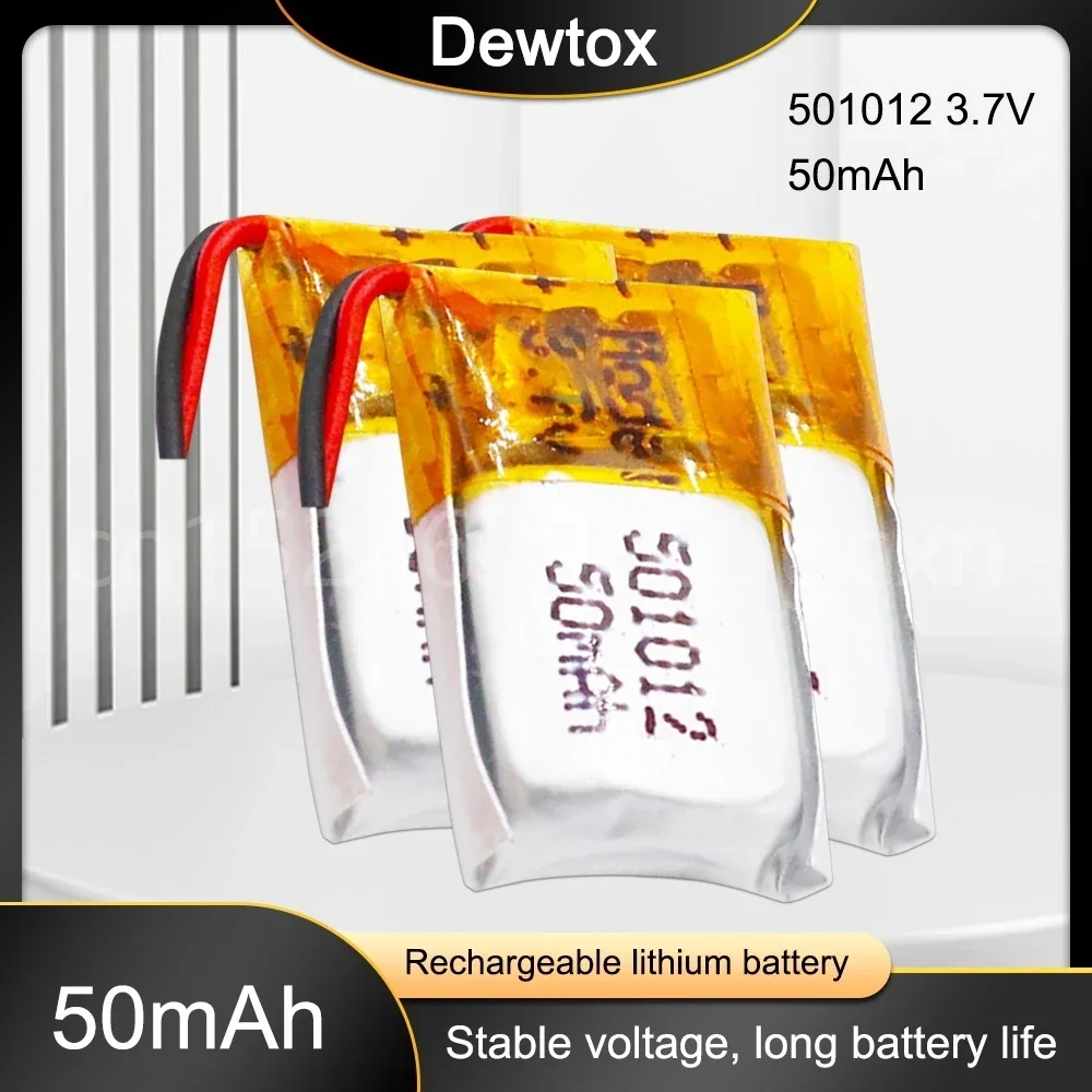 Литий-полимерный литий-ионный аккумулятор 3 7 В 50 мАч 501012 Для DIY 3D класса Mp3