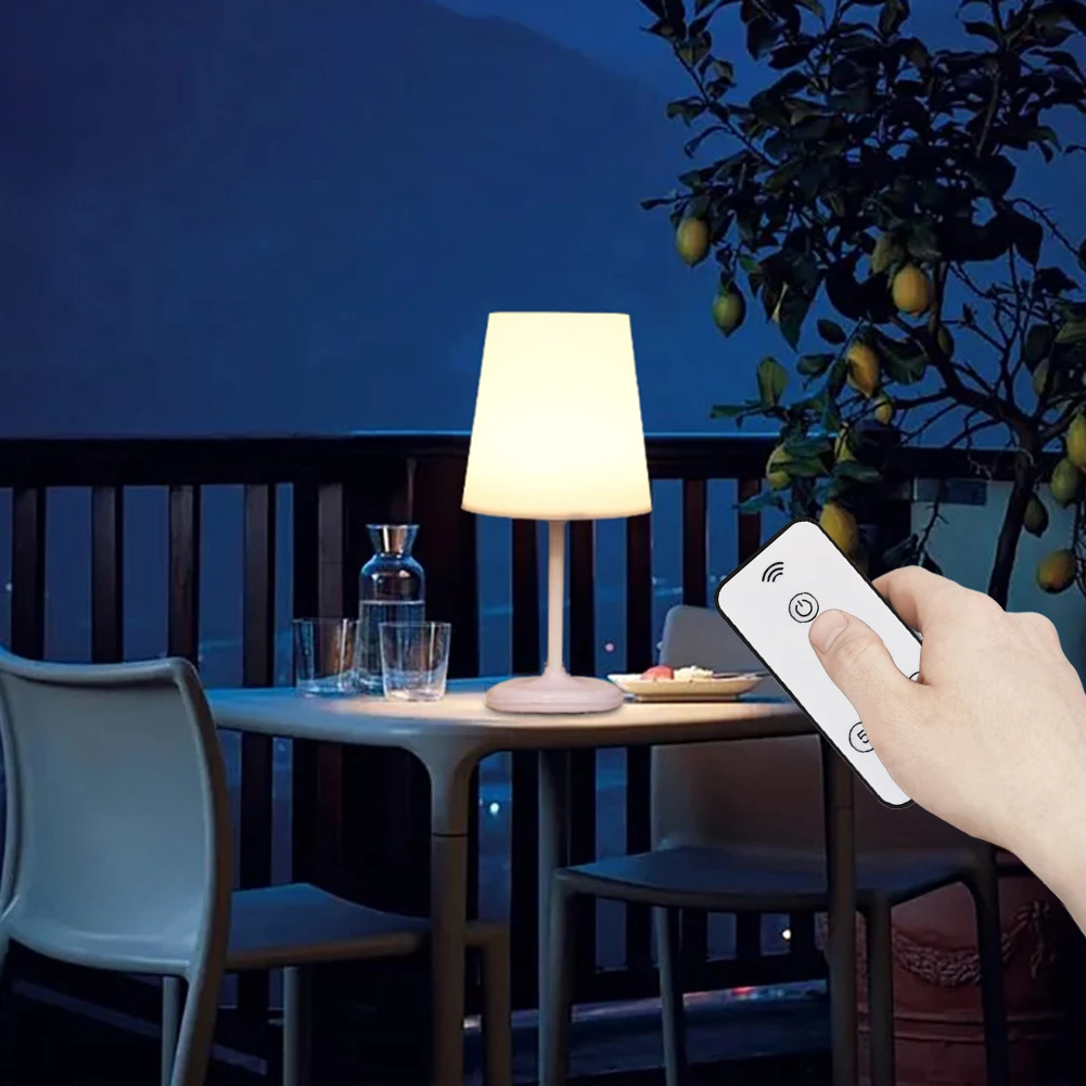 

LED Bedside Night Light Wireless Modern Desk Light with Remote Controller Bedroom Night Lamp Touch Sensor for Study Home Office