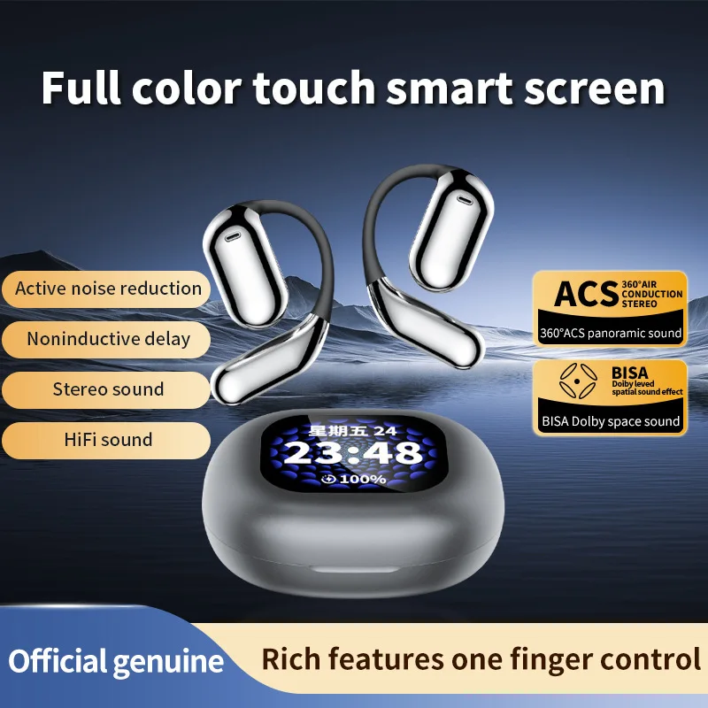 Новинка 2024 спортивная водонепроницаемая Bluetooth-гарнитура Q16 с шумоподавлением и