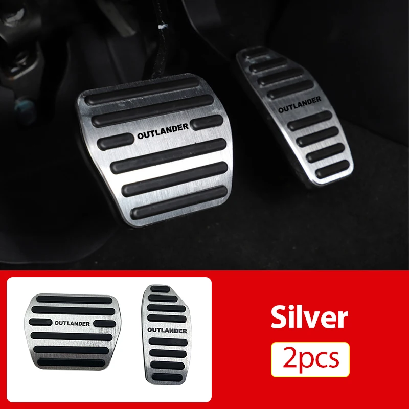 

Для Mitsubishi Outlander 4 MK4 2022 2023 2024 PHEV крышка педали тормоза акселератора автомобиля нескользящая накладка аксессуары