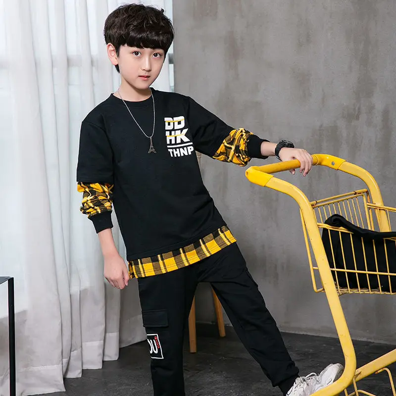 Baby Clothing Sets Children 6 8 10 12 Years Birthday suit Boys Tracksuits Kids Brand Sport Suits Top +Pants 2pcs Set |