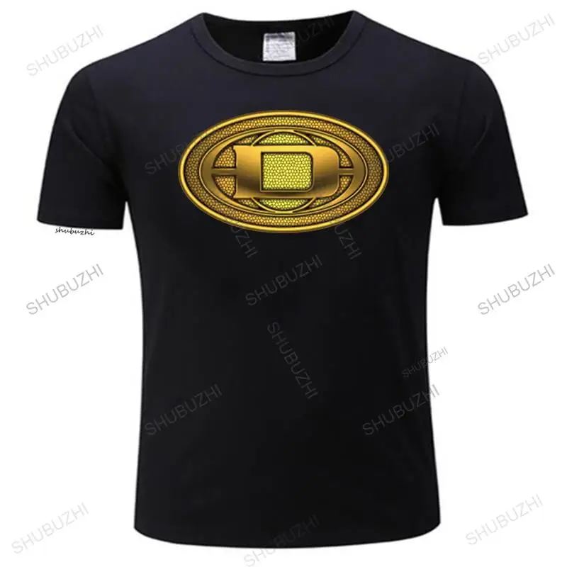 

mens brand tshirt male gift tops Dynacord D Gold T-Shirt Men O-Neck Summer Loose tops for him plus size teeshirt High Quality