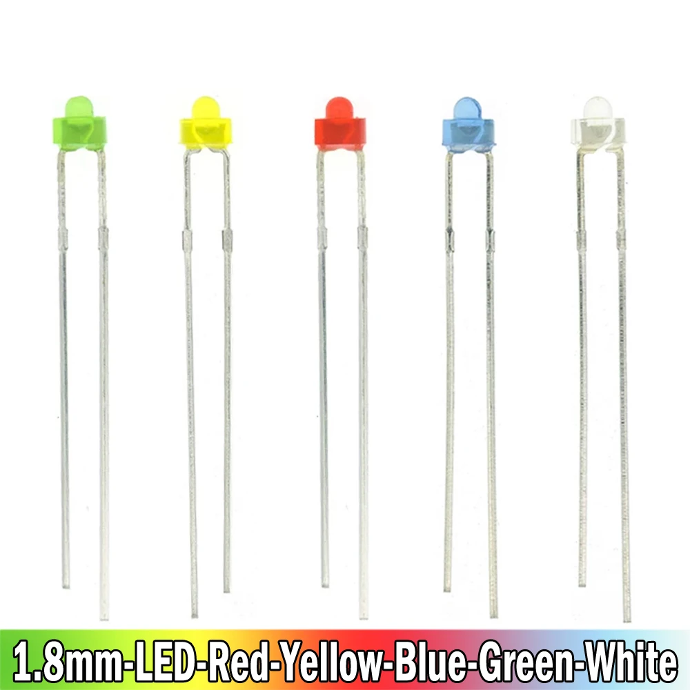 

Светодиодные диоды 1.8мм в ассортименте