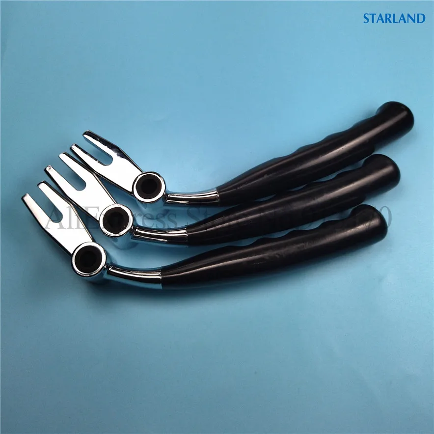 

3 изогнутых рукоятки новые ручки запасные части Vevor аппарата для мягкого мороженого YKF аксессуары Сменные фитинги