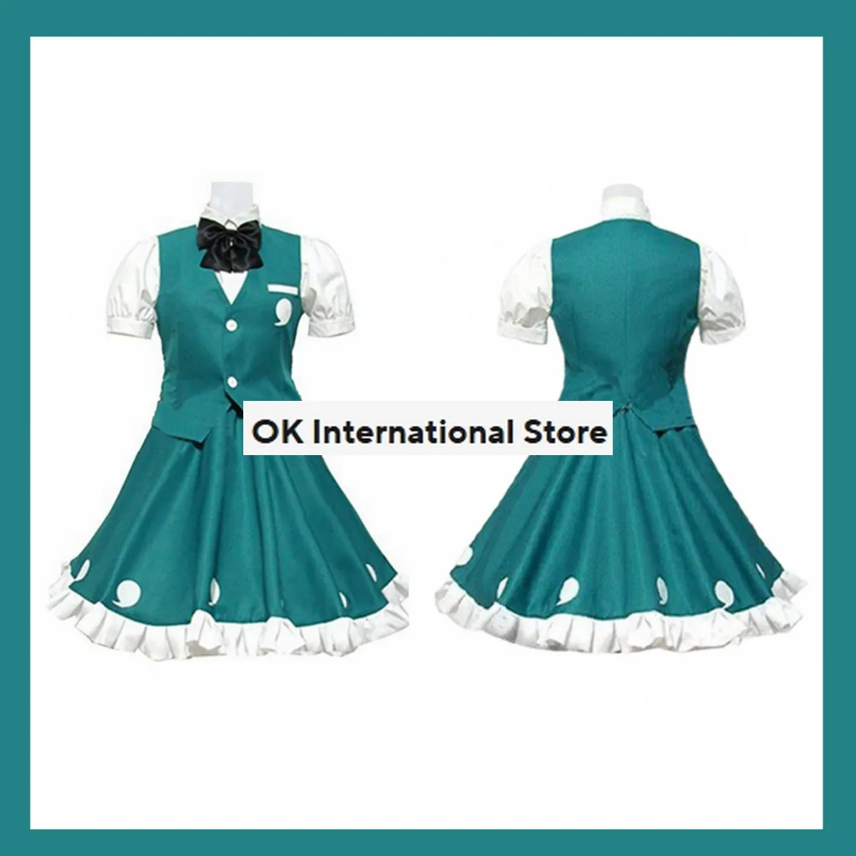 Костюм для косплея из аниме игры Touhou Project Youmu Konpaku парик с идеальным цветком вишни