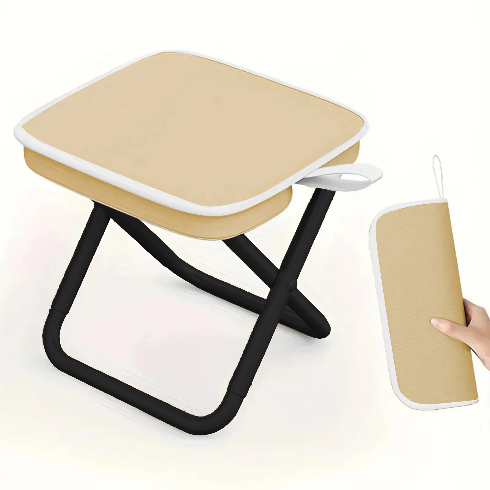 Портативный складной уличный стул с застежкой небольшое портативное