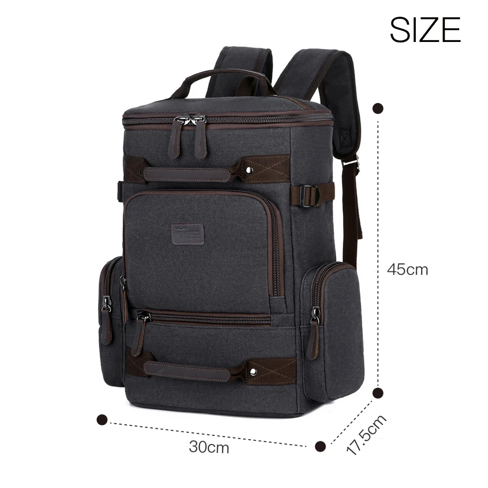 Прямая поставка мужской рюкзак в деревенском стиле многофункциональный для