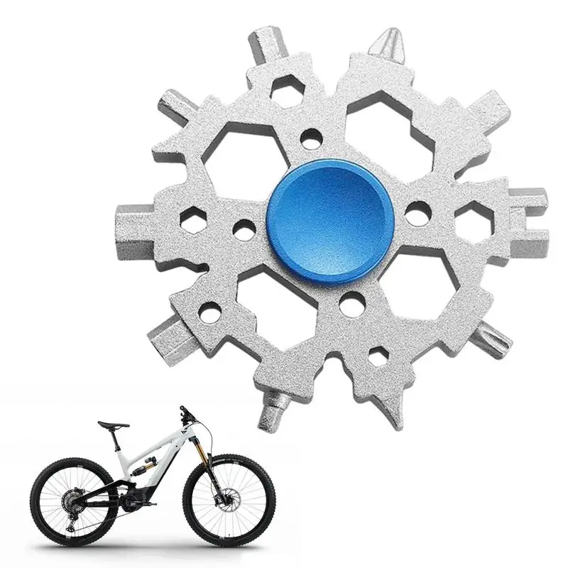 

Snowflake Multitool Screwdriver Snowflake Pocket Multi Tool Portable Wear Resistant 23 In 1 Snowflake Multi Tool For Repairing