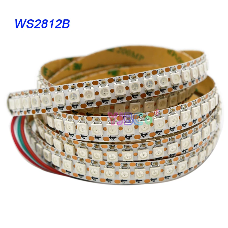 1m/2m/3m/4m/5m WS2812B Magic LED Strip DC 5V 30/60/74/96/144 pixels/m WS2811 IC WS2812 Flexible Lights Neon Tape IP30/IP65/IP67 |
