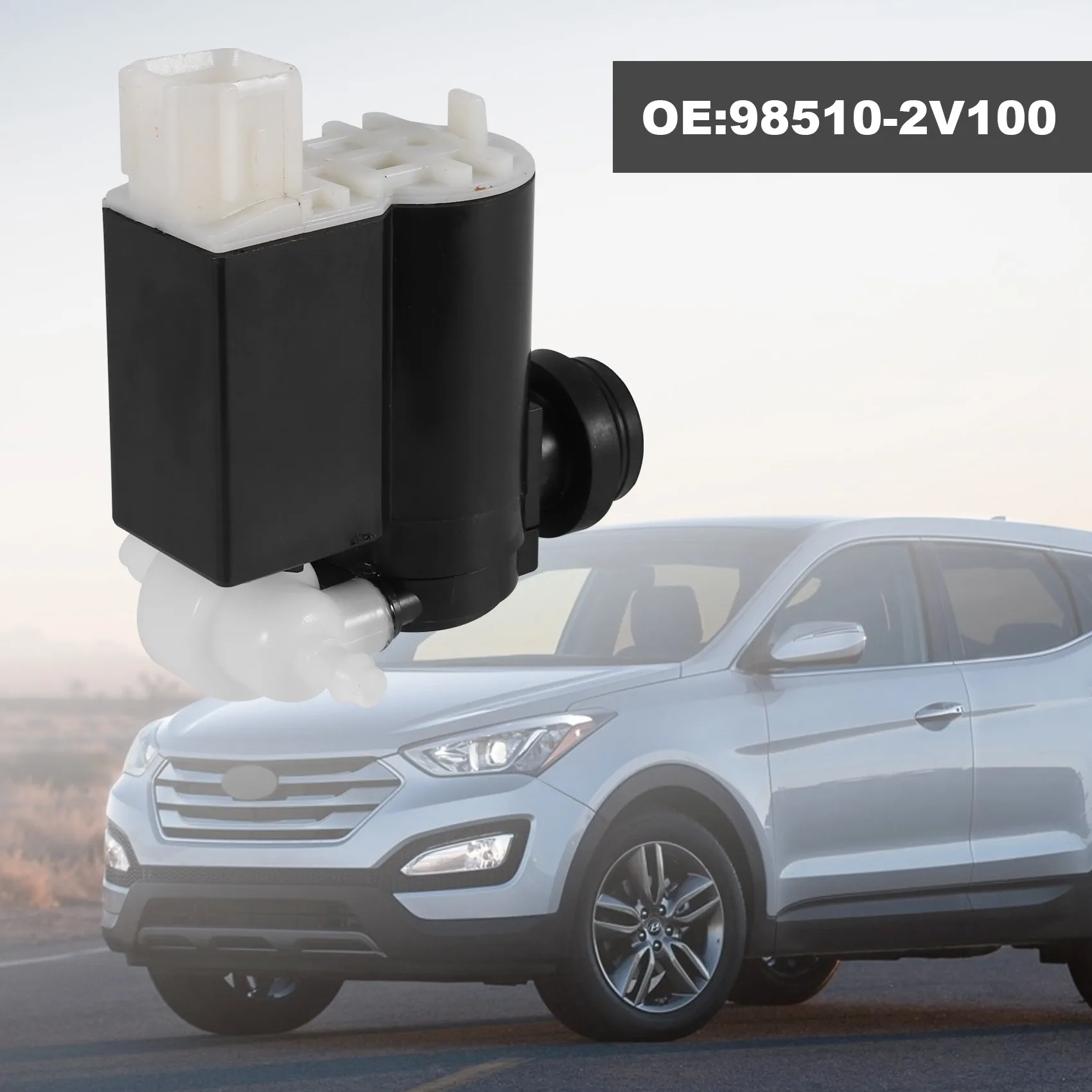 Насос для мойки лобового стекла 98510-2V100 Hyundai Santa Fe 2013-2016 Veloster насос жидкости
