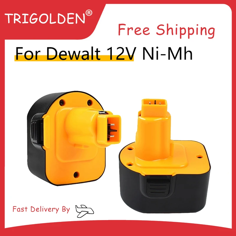 

3.5Ah DC9071 for Dewalt 12V XRP Battery DC9071 DC9072 DE9037 DE9071 DE9072 DE9074 DE9075 Cordless Power Tool Ni-MH Battery