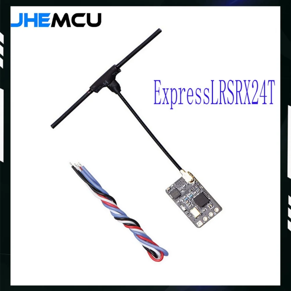 JHEMCU ExpressLRS RX24T 2.4G ELRS Радио Nano Приемник дальнего действия для FPV Racing Фристайл Дрон DIY