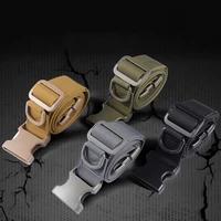 military trouser belt army tactical nylon webbing buckle strap for outdoor camping outdoor gear simple tactical belt whstore