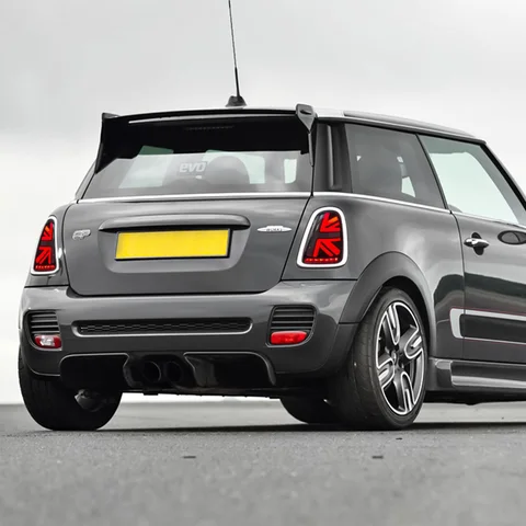 Автомобильный светодиодный задний фонарь для Mini Cooper R56 R57, задний ходовой фонарь + стоп-сигнал + задний ход + динамический указатель поворота