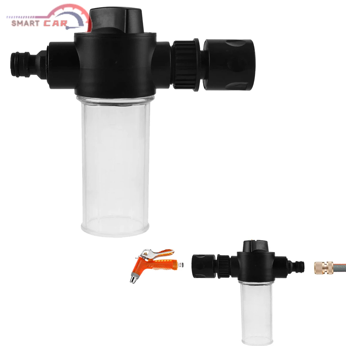 

100ml Car Washer Foam Pot Car Washing Lance Clean High Pressure Car Wash Foam Gun Foamer Sprayer Pump Bottle Applicable