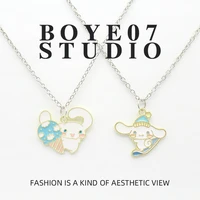 sanrio anime creative cartoon necklace cinnamoroll boy girl couple girlfriends necklace sweater chain decoration woman jewelry