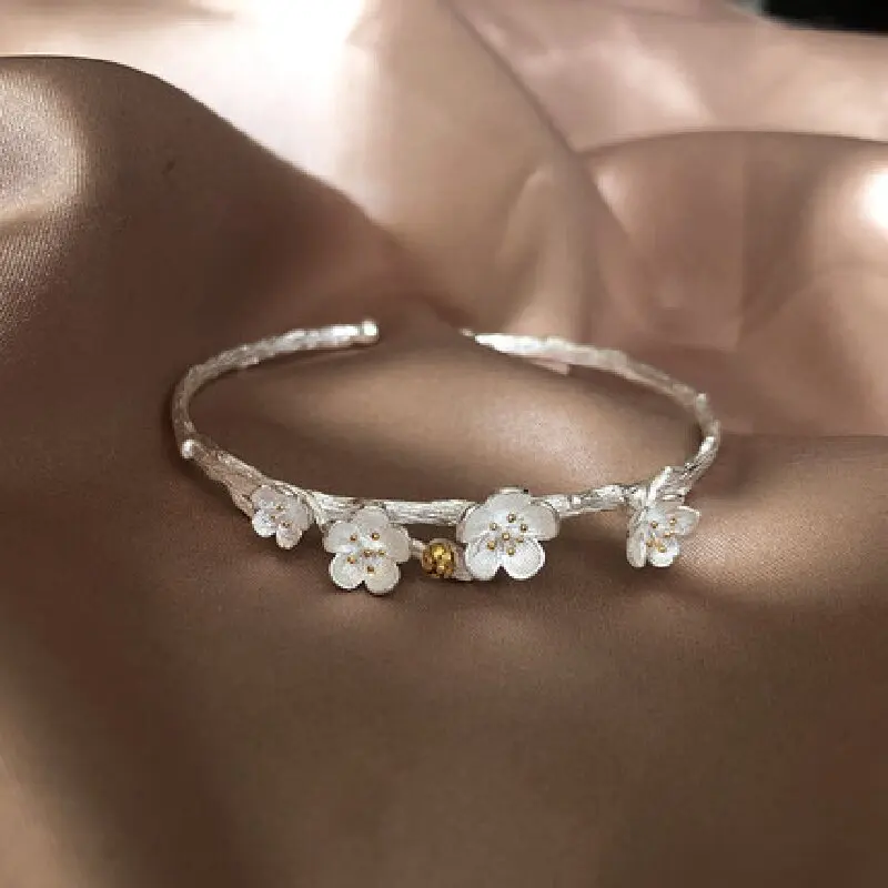 1 шт. изысканный цветок роскошная индивидуальность женский браслет ежедневные