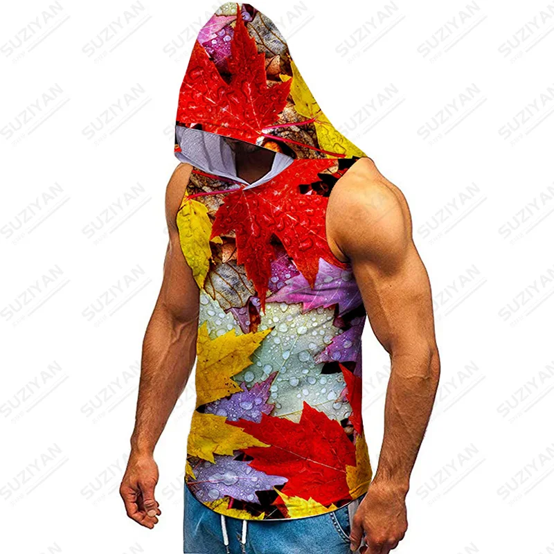 

Майка мужская оверсайз с акулой и растениями, свободного покроя