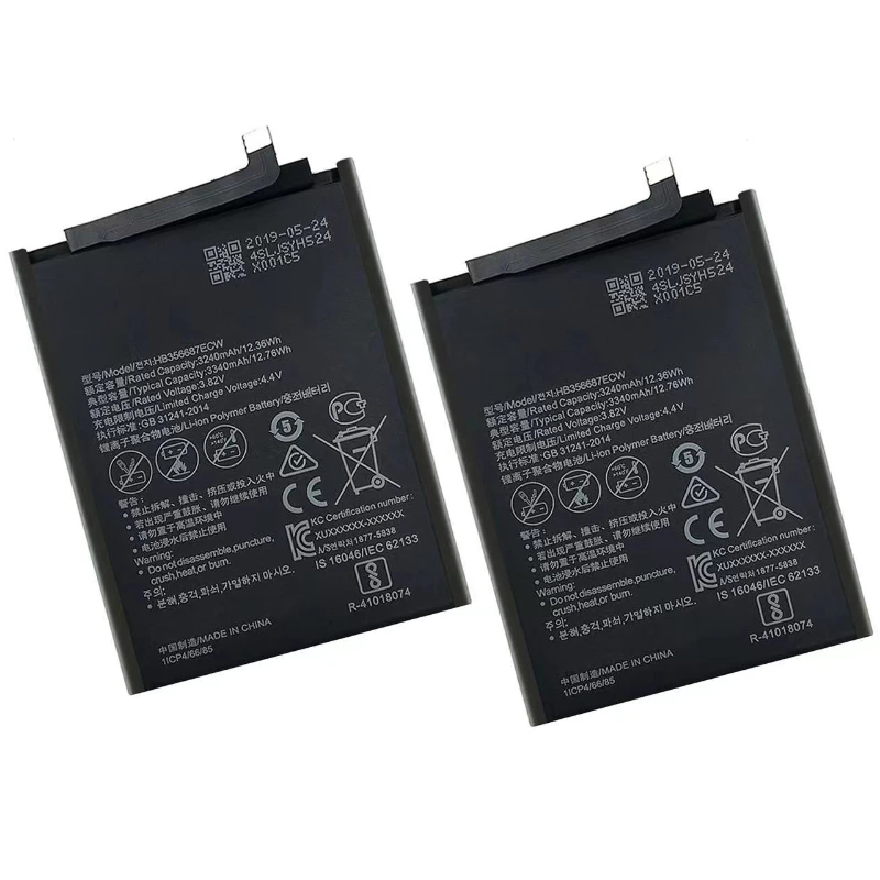 Аккумулятор HB 356687 ECW для Huawei Nova 2 Plus 2i 2S 3i 4e P30 Lite Mate SE G10 10 Honor 7X 9i Maimang 6 Аккумуляторы +