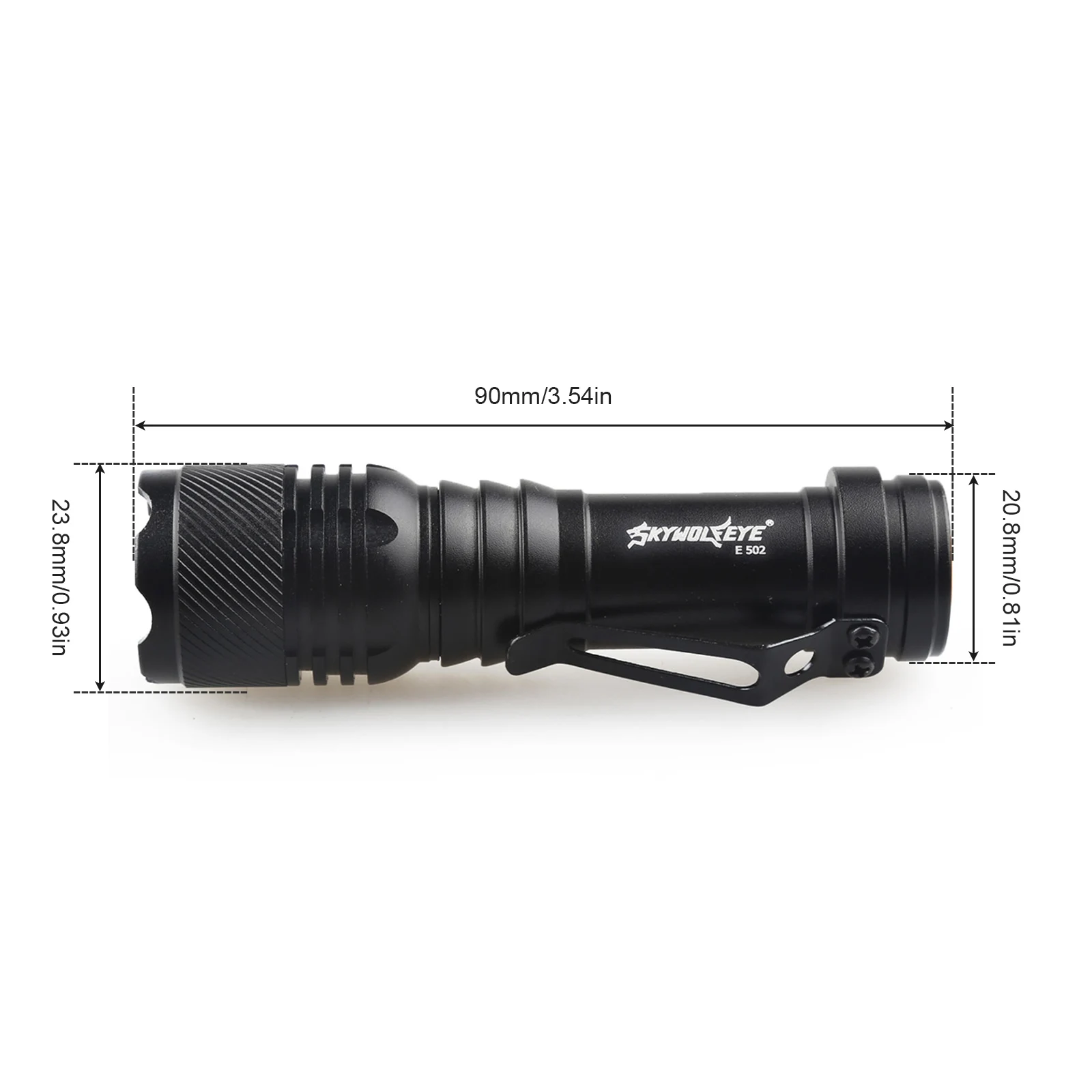 

SecurityIng skywolfeye E502 800LM черный фонарик