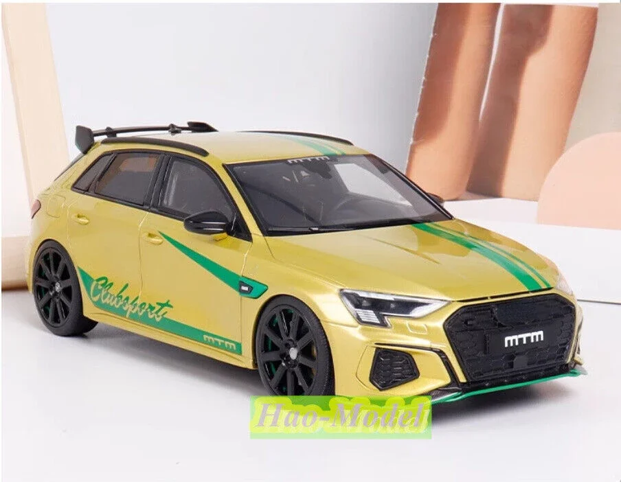 GT Spirit 1/18 для Audi 2022 S3 MTM литая под давлением модель автомобиля из смолы игрушки